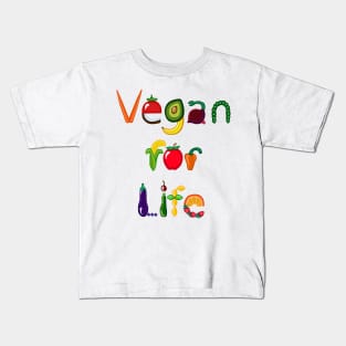 Vegan for Life Kids T-Shirt